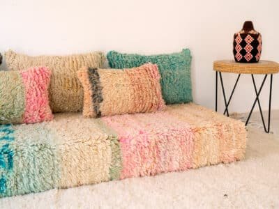 6ft // 180 cm Moroccan Floor Sofa - Image 6