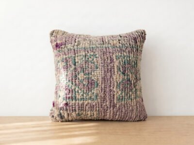 16x16 Moroccan Rug Pillow Case - Image 1