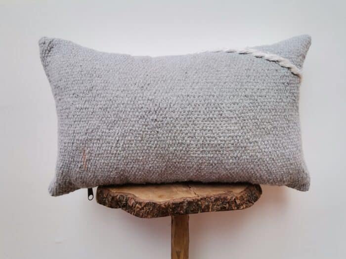 Moroccan Cotton Gray Pillow
