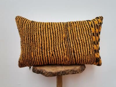 Black Yellow Pillow Case