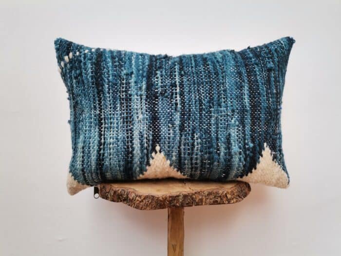 Blue Pillow Cover