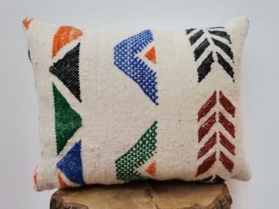 14x16 Moroccan Pillowcase White - Image 3
