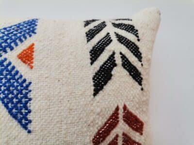 14x16 Moroccan Pillowcase White - Image 2