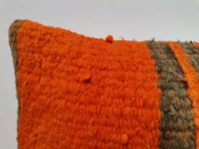 12x20 Orange Berber Pillow - Image 2