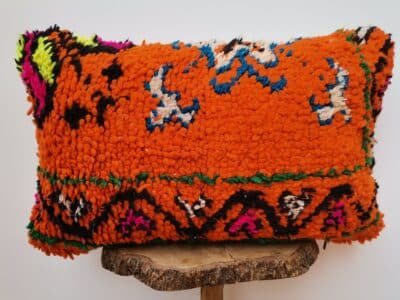 12x20 Moroccan Orange Pillow - Image 3
