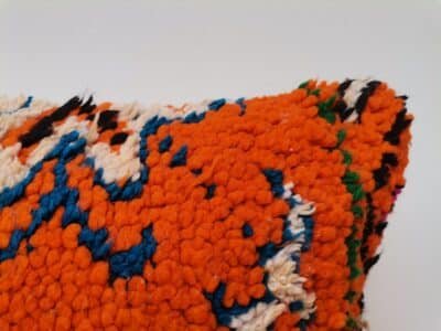 12x20 Moroccan Orange Pillow - Image 4