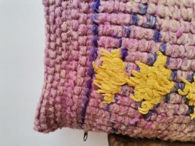 12x20 Berber Purple Pillow - Image 2