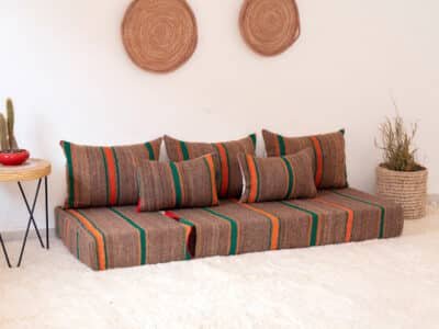 Brown Floor Couch