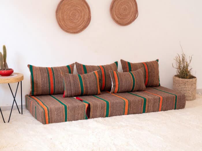 Brown Floor Couch