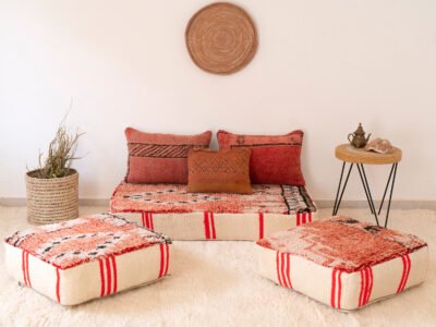 120 cm // 4 ft Moroccan Floor Couch Set - Image 2