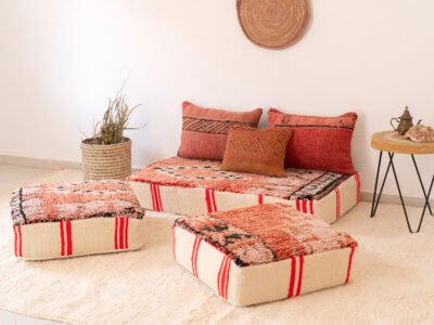 120 cm // 4 ft Moroccan Floor Couch Set - Image 3