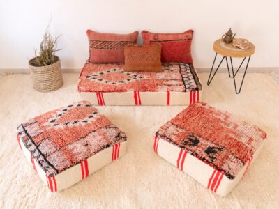 120 cm // 4 ft Moroccan Floor Couch Set - Image 8