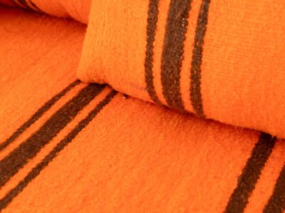 210 cm // 7 ft Orange Floor Sofa - Image 11