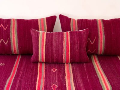 150cm // 5 ft Purple Floor Couch - Image 9