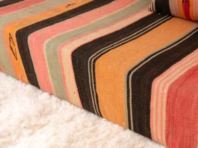 210 cm // 7 ft Berber Floor Couch - Image 11