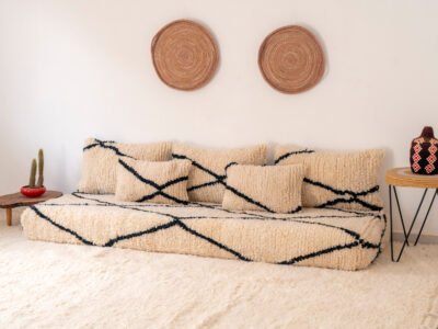 210 cm // 7 ft Floor Sofa Wool - Image 3