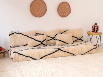 210 cm // 7 ft Floor Sofa Wool - Image 4