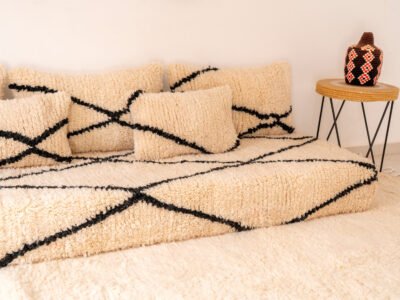 210 cm // 7 ft Floor Sofa Wool - Image 7