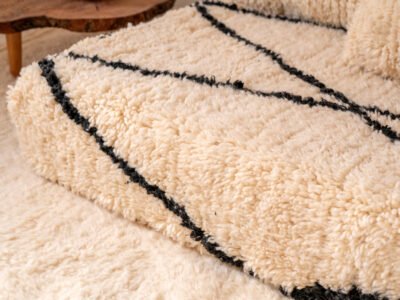 210 cm // 7 ft Floor Sofa Wool - Image 11