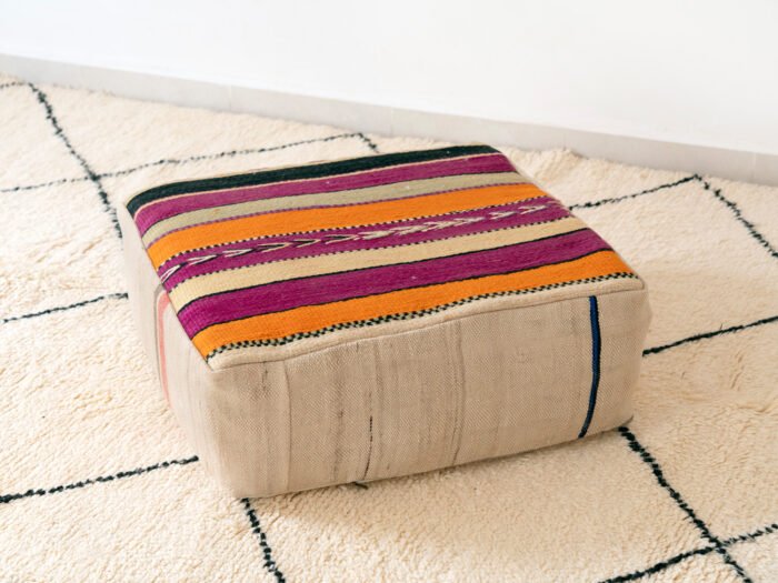 _CAT7557 copy Berber Moroccan Pouf