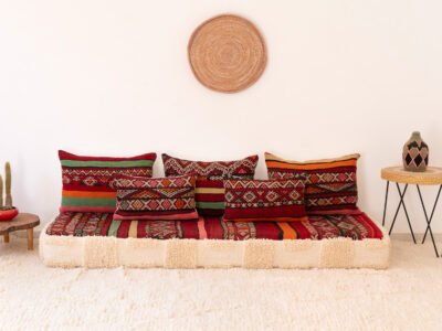 180 cm // 6 ft Oriental Floor Couch - Image 2