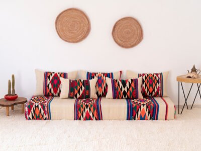 180 cm // 6 ft Oriental Floor Sofa Covers - Image 2