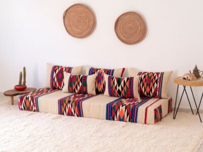 180 cm // 6 ft Oriental Floor Sofa Covers - Image 4