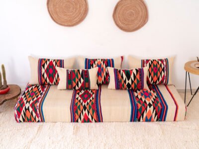 180 cm // 6 ft Oriental Floor Sofa Covers - Image 5