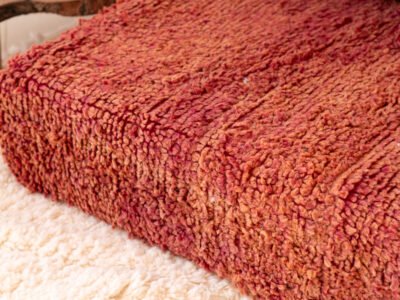 210 cm // 7 ft Red Floor Couch - Image 11