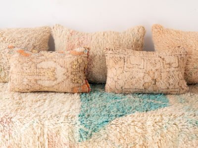 180cm // 6 ft Handmade Boujaad Rug Floor Sofa - Image 10