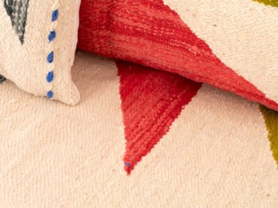 150cm // 5 ft Abstract Handmade Moroccan Kilim Sofa - Image 2