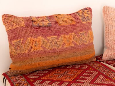 2 Seats Moroccan Wool Floor Sofa - Image 4