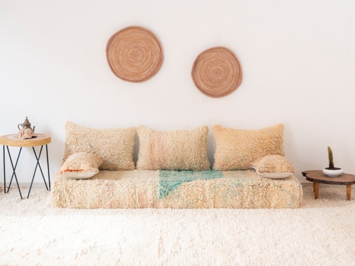 SA03OP835 180cm // 6 ft Handmade Boujaad Rug Floor Sofa