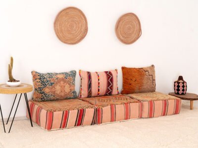 3 Seats Moroccan Handmade Sofa - Image 13