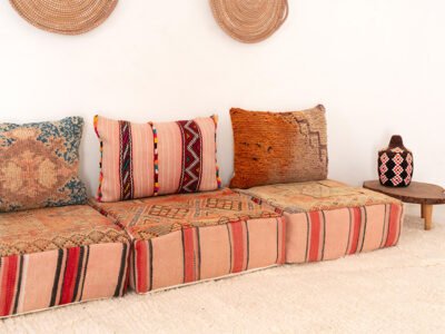 3 Seats Moroccan Handmade Sofa - Image 10