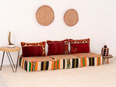 Handwoven Modular Sofa 3 Seats - Image 11