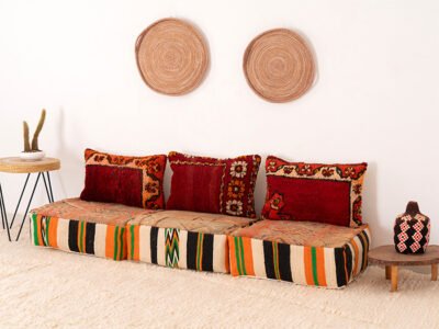 Handwoven Modular Sofa 3 Seats - Image 10
