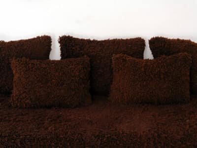 180cm // 6ft  Brown Beni Ourain Sofa - Image 3