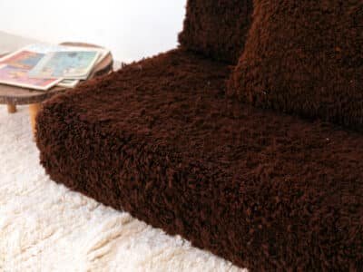 180cm // 6ft  Brown Beni Ourain Sofa - Image 2