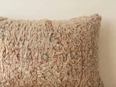 Plush Moroccan Kilim Pillow - Image 2