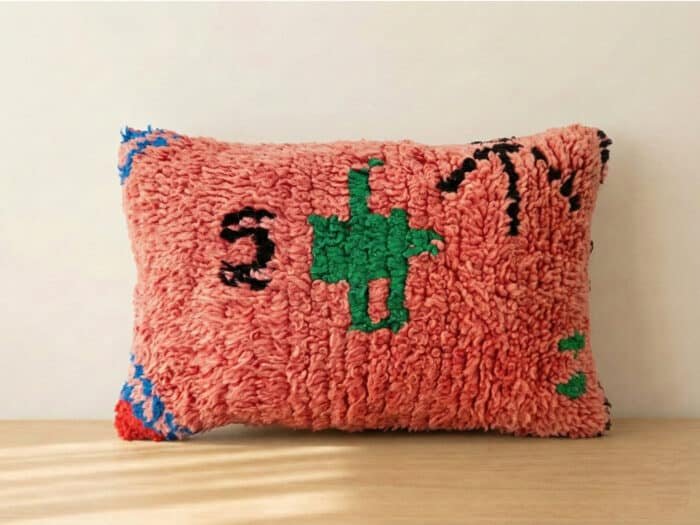 Pink Moroccan Kilim Pillow