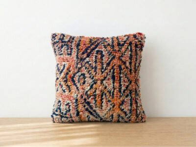 Vintage Moroccan Azilal Style Shag Decorative Pillow