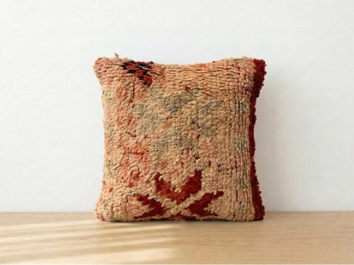 Earthy Moroccan Kilim Square Cushion