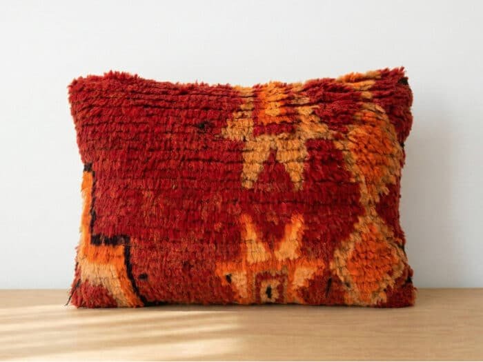 Vintage Moroccan Berber Shag Pillow