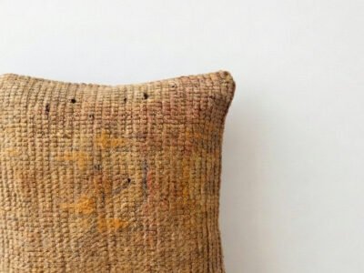 Handwoven Moroccan Kilim Square Throw Pillow - Image 2