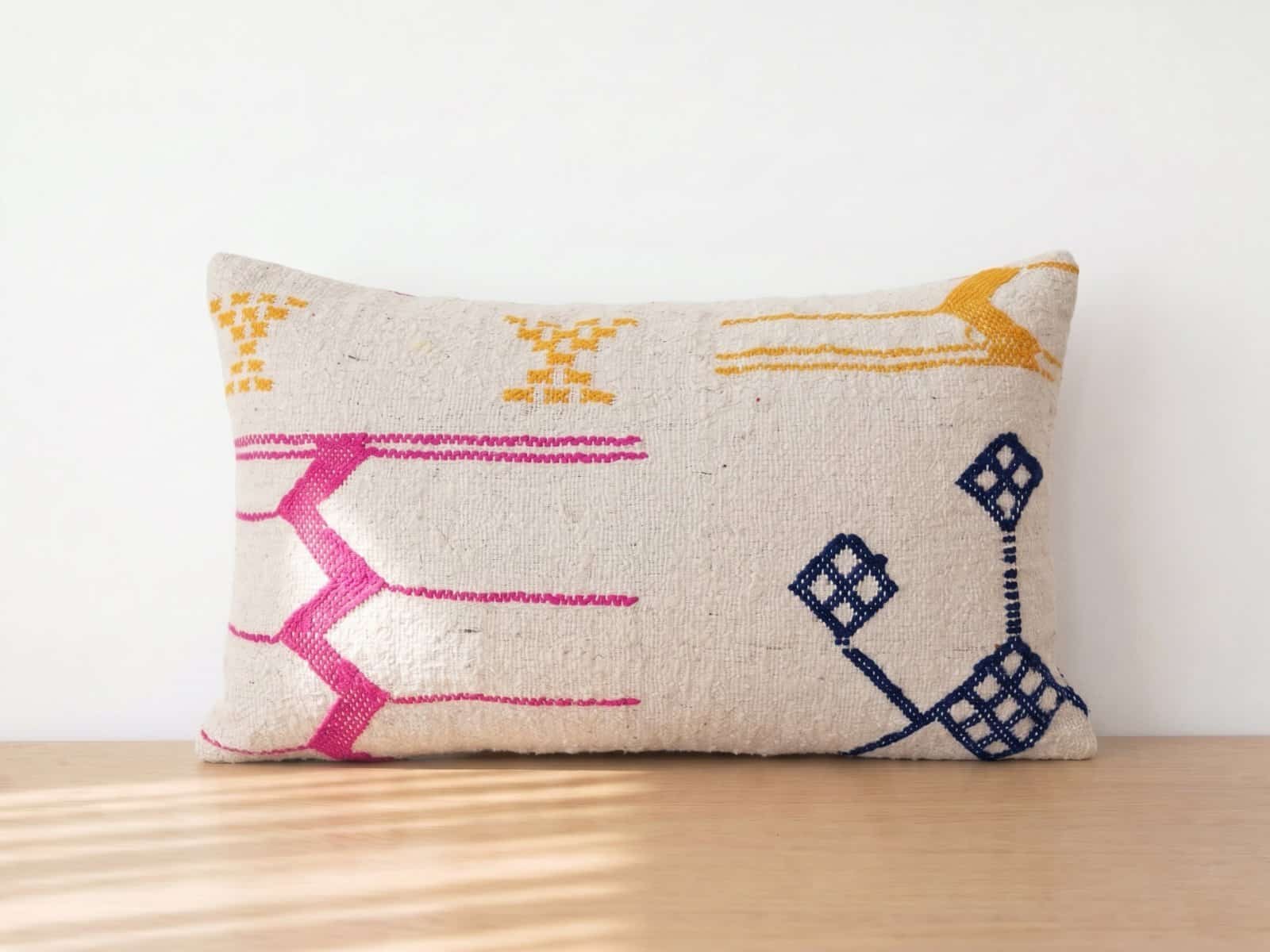 Handwoven Berber Lumbar Pillow | Asala Living