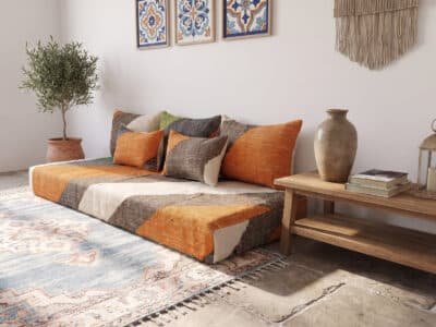 Zanafi Floor Salon Set – Handcrafted Moroccan Artisan Seating - Image 3