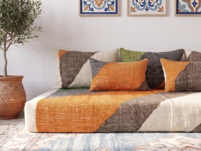 Zanafi Floor Salon Set – Handcrafted Moroccan Artisan Seating - Image 5