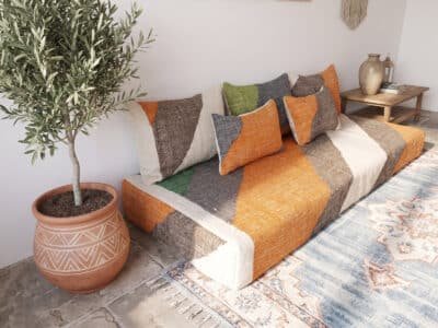Zanafi Floor Salon Set – Handcrafted Moroccan Artisan Seating - Image 4