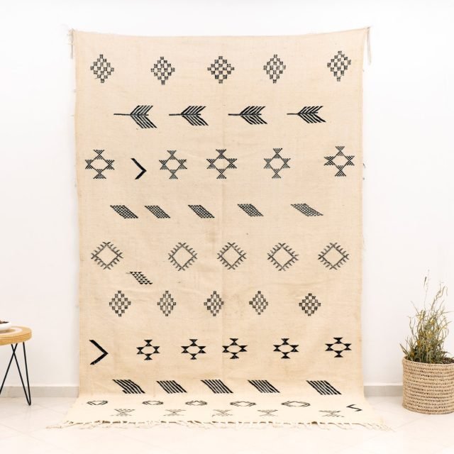 White Kilim Carpet